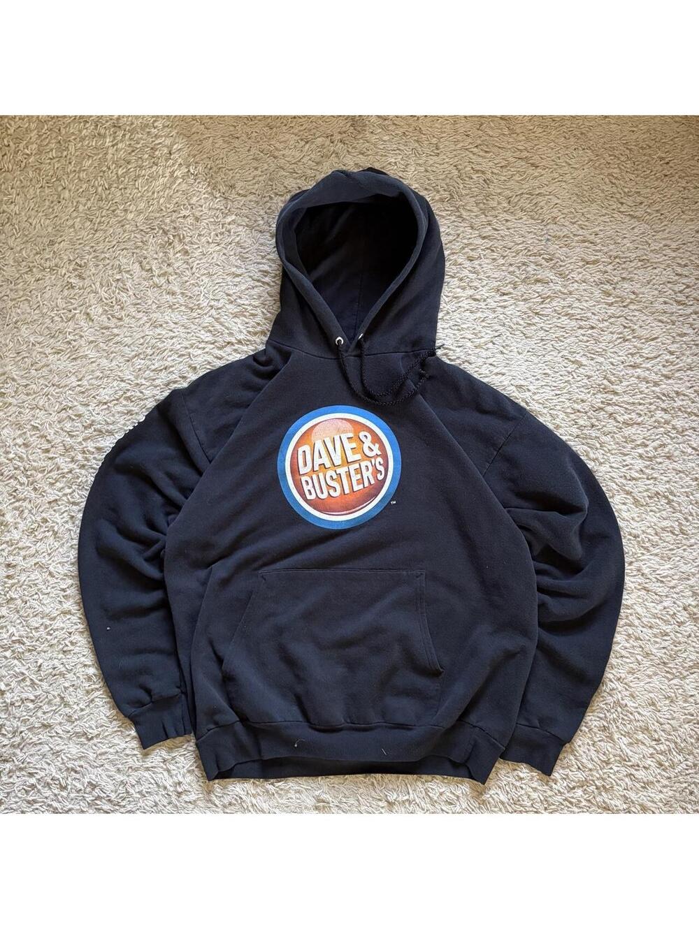 Black Dave & Buster's hoodie